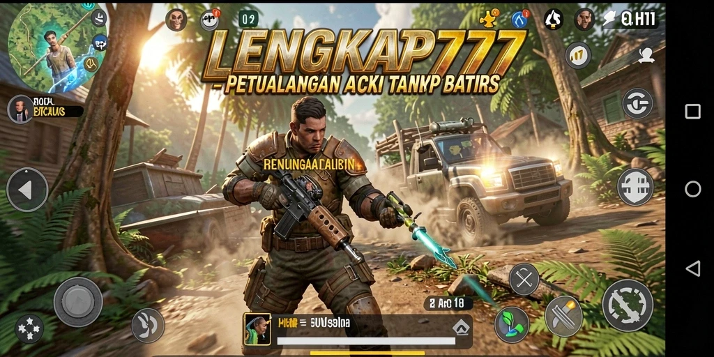 Tampilan gameplay LENGKAP777 yang penuh aksi dan tantangan.