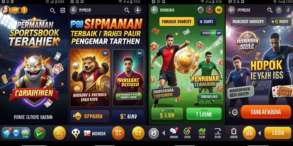 Tampilan antarmuka PP88 saat melakukan taruhan olahraga.