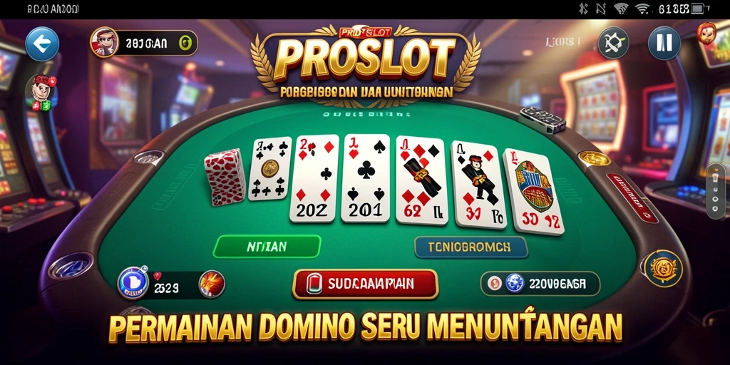 Gameplay seru PROSLOT dalam permainan Domino.