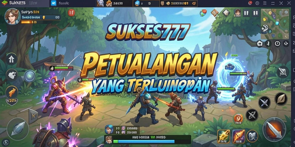 Tampilan gameplay petualangan menarik di SUKSES777.